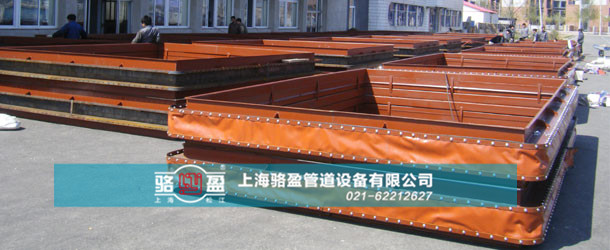 香港機場東涌灣矩形非金屬補償器發貨實圖